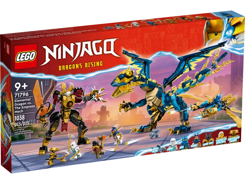 Elemental Dragon vs. The Empress Mech Elemental Dragon vs. The Empress Mech