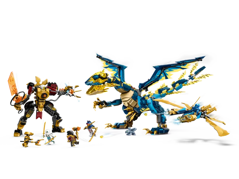Elemental Dragon vs. The Empress Mech Elemental Dragon vs. The Empress Mech