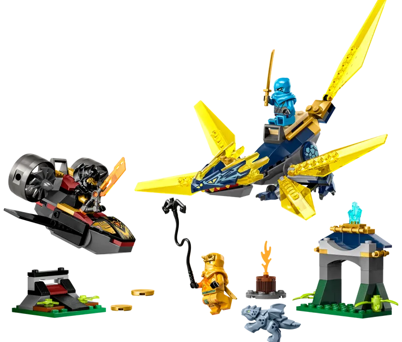 Nya and Arin's Baby Dragon Battle Nya and Arin's Baby Dragon Battle