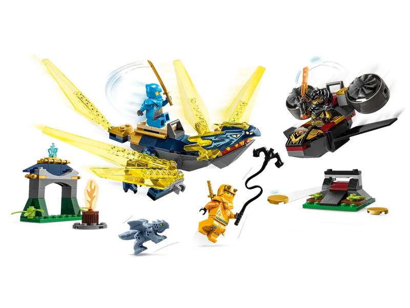 Nya and Arin's Baby Dragon Battle Nya and Arin's Baby Dragon Battle
