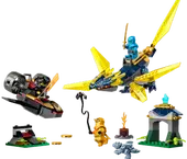 Nya and Arin's Baby Dragon Battle