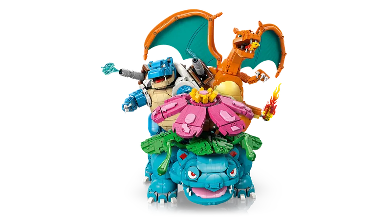 Venusaur, Charizard and Blastoise