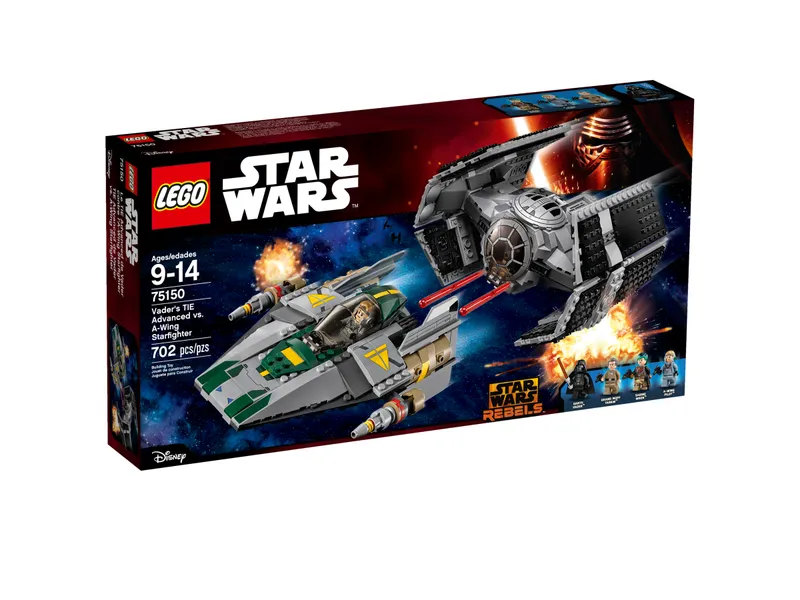 Vader's TIE Advanced vs. A-Wing Starfighter