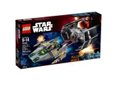 Vader's TIE Advanced vs. A-Wing Starfighter