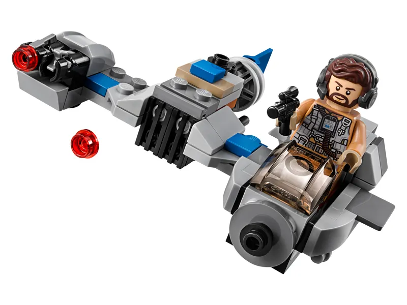 Ski Speeder vs First Order Walker Microfighters