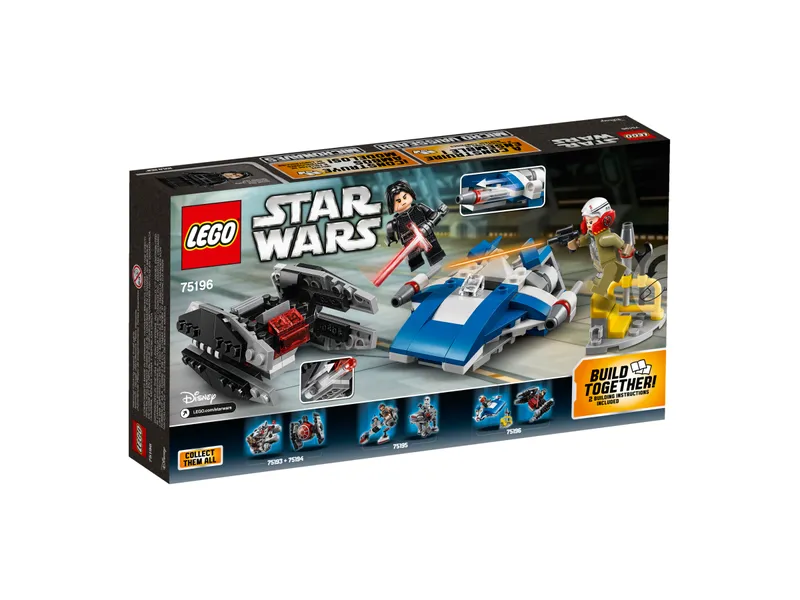 A-Wing vs. TIE Silencer Microfighters