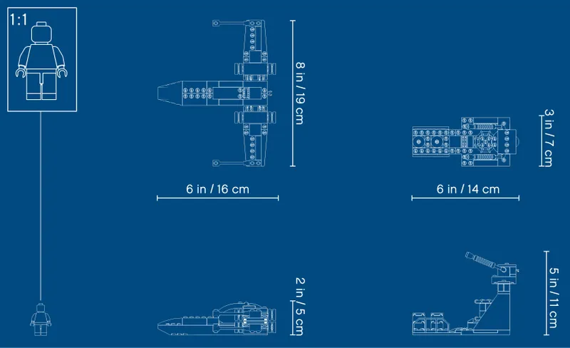 X-Wing Starfighter Trench Run