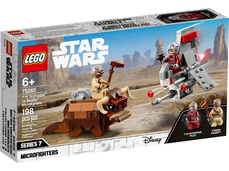 T-16 Skyhopper vs. Bantha Microfighters