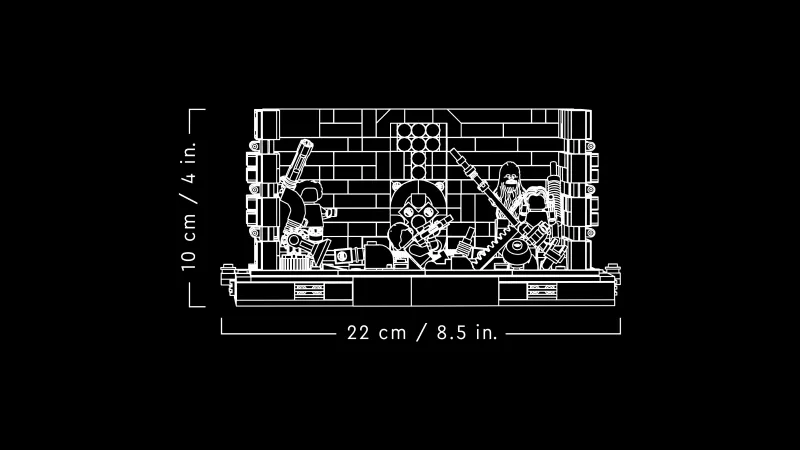Death Star Trash Compactor Diorama