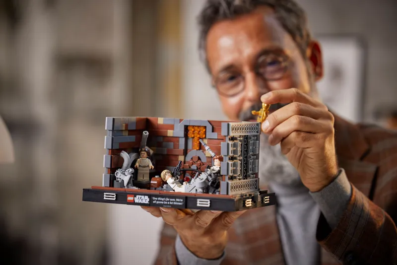 Death Star Trash Compactor Diorama