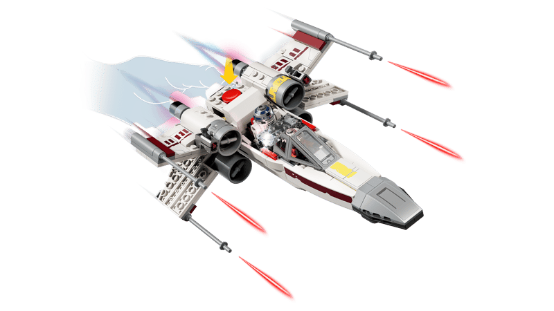 Luke's Red Five X-wing
