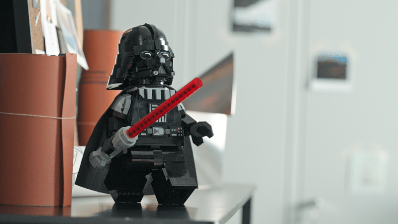 Up-Scaled Darth Vader Minifigure