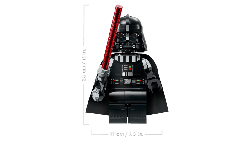 Up-Scaled Darth Vader Minifigure