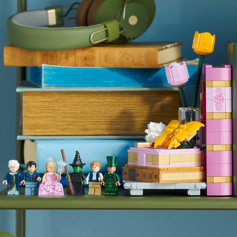 Glinda & Elphaba Bookends