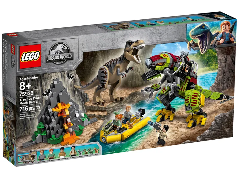 T. rex vs Dino-Mech Battle