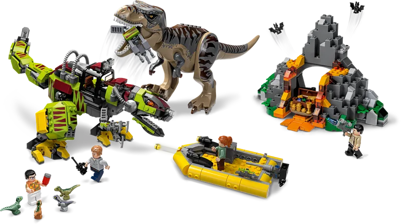 T. rex vs Dino-Mech Battle