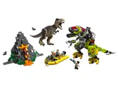 T. rex vs Dino-Mech Battle