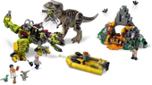 T. rex vs Dino-Mech Battle
