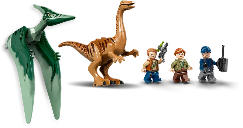 Gallimimus and Pteranodon Breakout