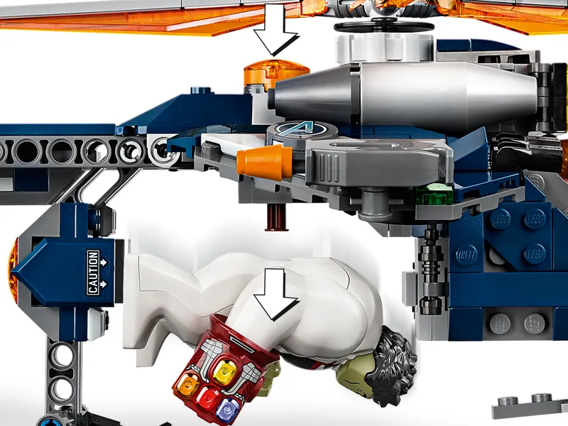 Avengers Hulk Helicopter Rescue