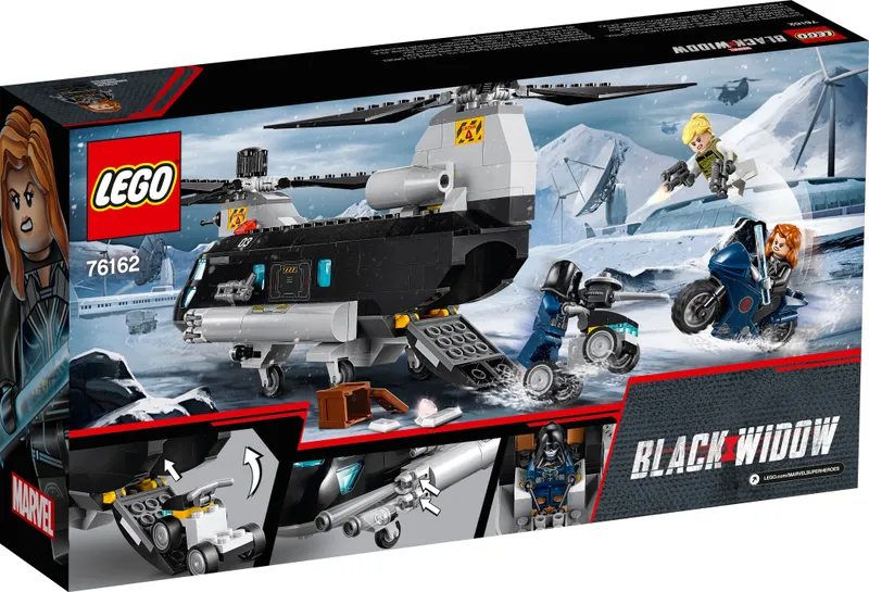 Black Widow's Helicopter Chase