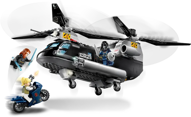 Black Widow's Helicopter Chase
