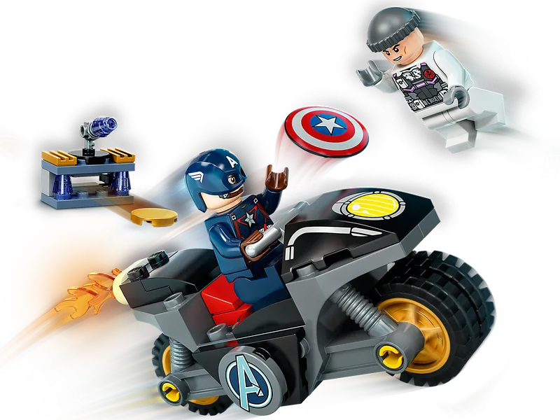 Captain America and Hydra Face-Off Captain America and Hydra Face-Off