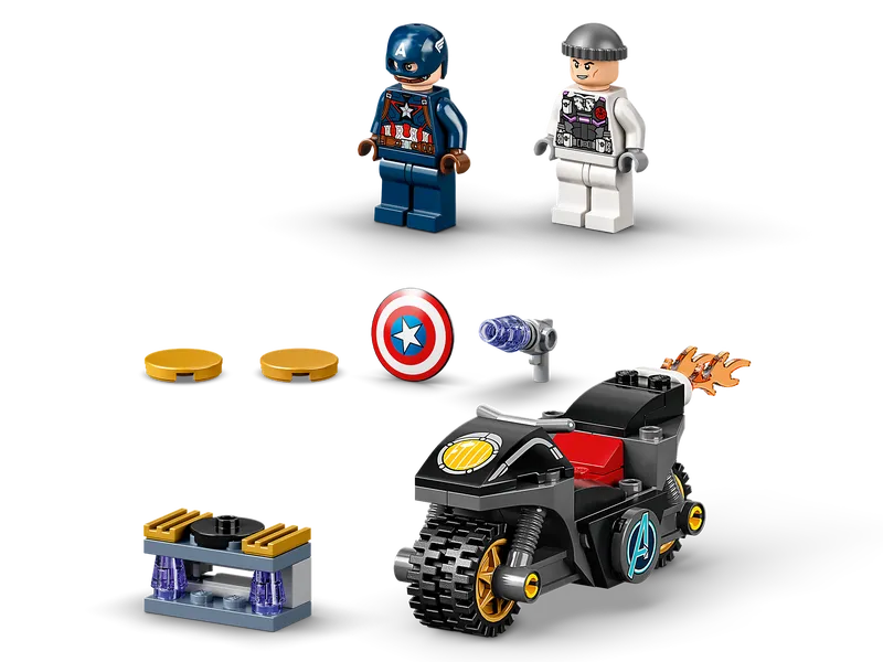 Captain America and Hydra Face-Off Captain America and Hydra Face-Off