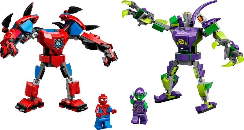 Spider-Man & Green Goblin Mech Battle Spider-Man & Green Goblin Mech Battle