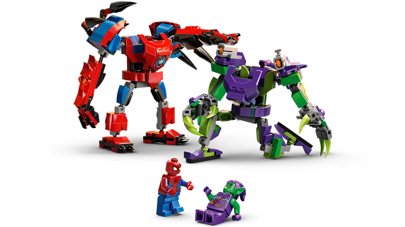 Spider-Man & Green Goblin Mech Battle Spider-Man & Green Goblin Mech Battle
