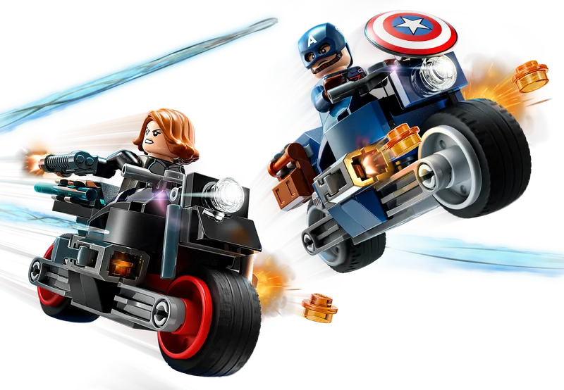 Black Widow & Captain America Motorcycles