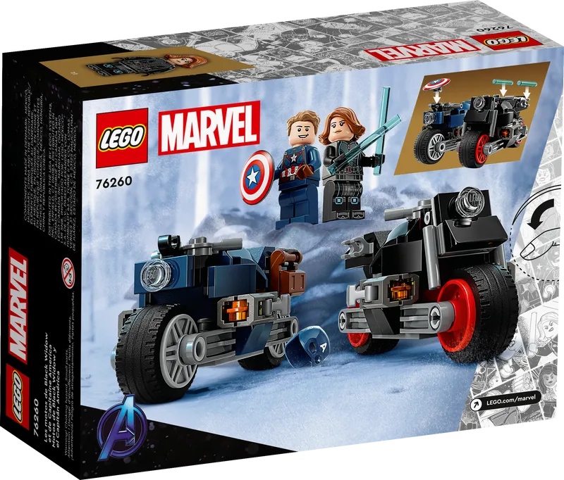 Black Widow & Captain America Motorcycles