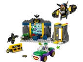 The Batcave with Batman, Batgirl and The Joker