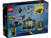 The Batcave with Batman, Batgirl and The Joker