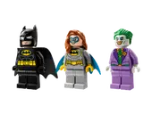 The Batcave with Batman, Batgirl and The Joker