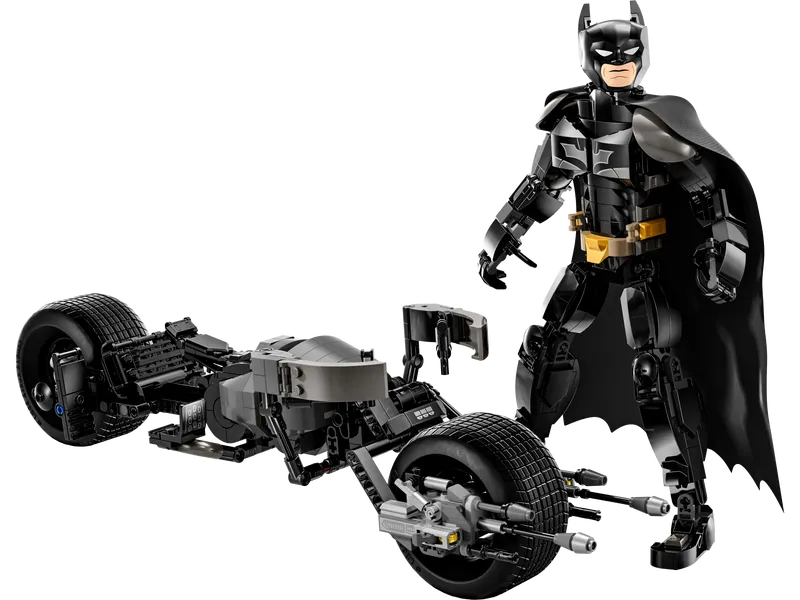 Batman Construction Figure and the Bat-Pod Bike