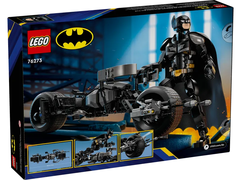 Batman Construction Figure and the Bat-Pod Bike