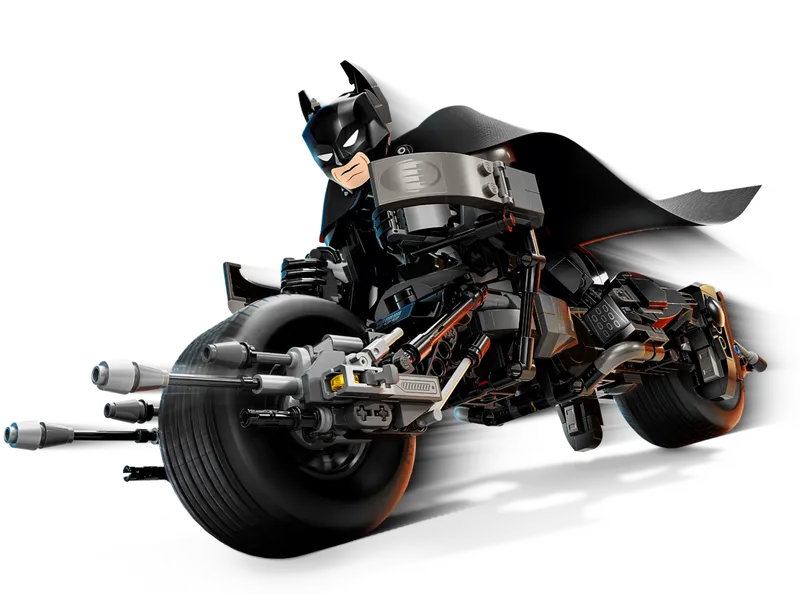 Batman Construction Figure and the Bat-Pod Bike