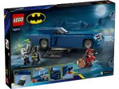 Batman with the Batmobile vs Harley Quinn and Mr. Freeze