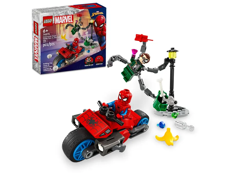 Motorcycle Chase: Spider-Man vs. Doc Ock Motorcycle Chase: Spider-Man vs. Doc Ock