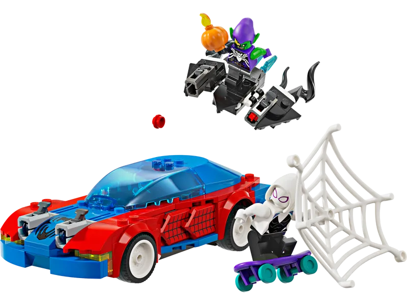 Spider-Man Race Car & Venom Green Goblin Spider-Man Race Car & Venom Green Goblin