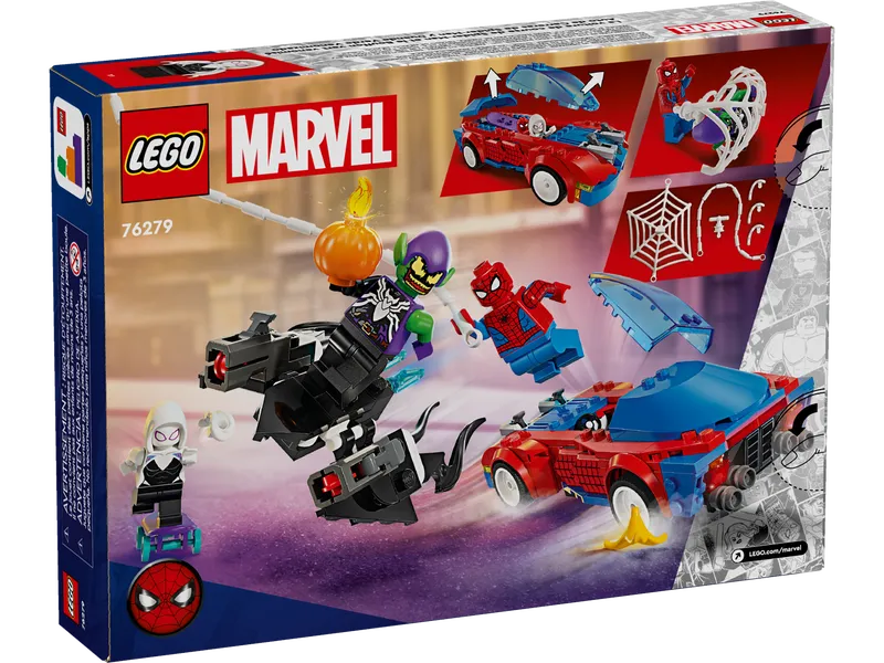Spider-Man Race Car & Venom Green Goblin Spider-Man Race Car & Venom Green Goblin