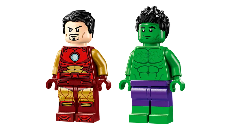 Iron Man with Bike and The Hulk