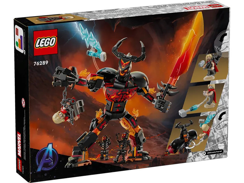 Thor vs. Surtur Construction Figure