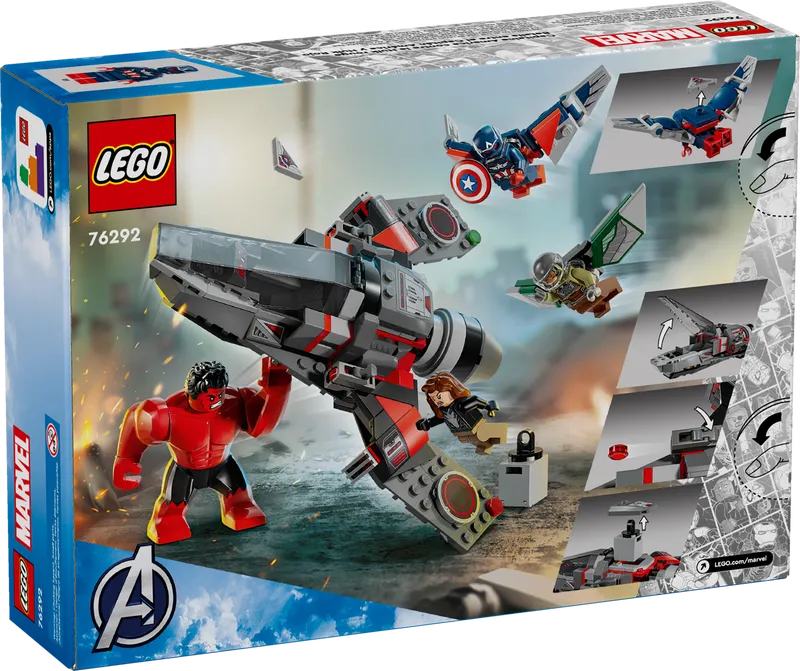 Captain America vs. Red Hulk Battle