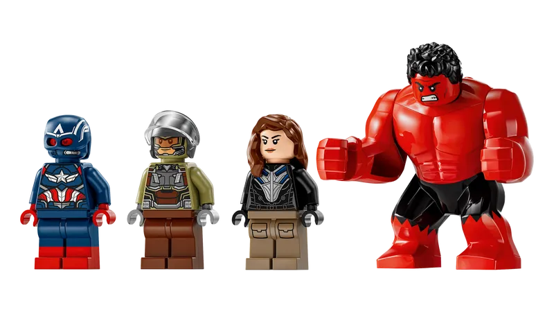 Captain America vs. Red Hulk Battle