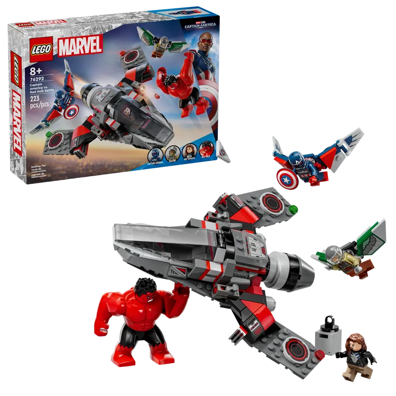 Captain America vs. Red Hulk Battle