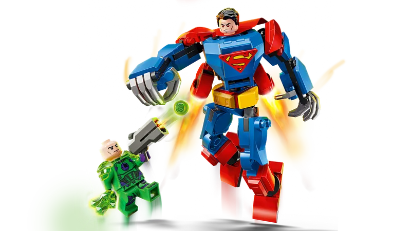 Superman Mech vs. Lex Luthor Superman Mech vs. Lex Luthor