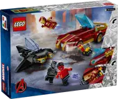 Iron Man Car & Black Panther vs. Red Hulk