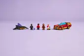 Iron Man Car & Black Panther vs. Red Hulk